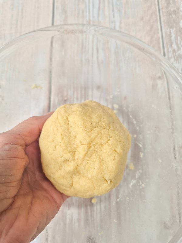 Step 5 – Smooth low-carb gluten-free flatbread dough ball made with ReWild CoreBake