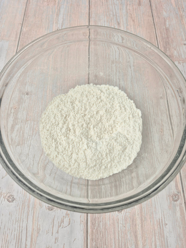 Step 2 – Dry ingredients for low-carb gluten-free flatbread in a bowl using ReWild CoreBake