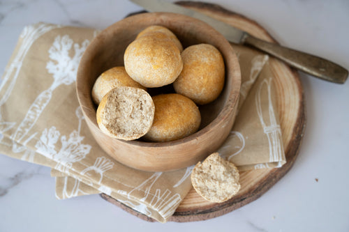 Healthy low-carb bread gluten free rolls served fresh made with ReWild CoreBake