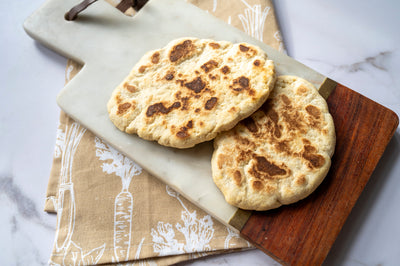 Homemade gluten-free flatbread sandwich made with ReWild CoreBake flour blend