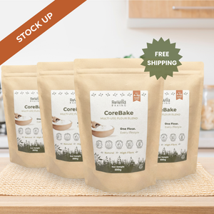 ReWild CoreBake multi-use low-carb gluten-free flour blend for healthier baking